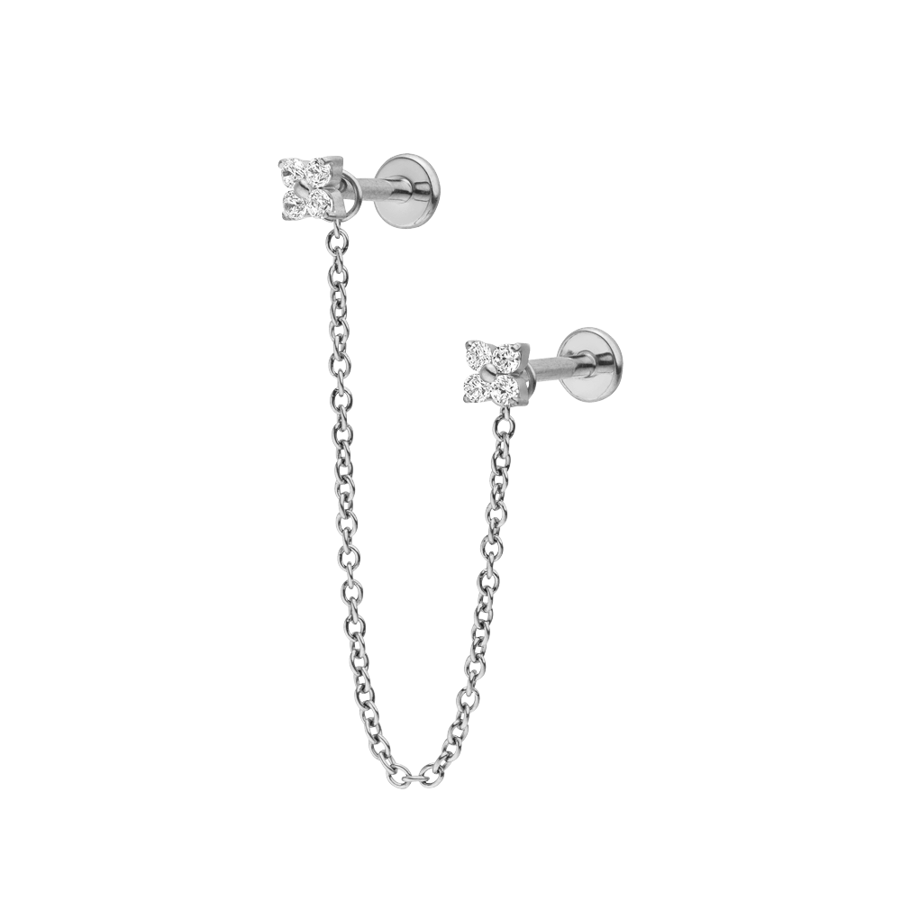 Kette für Piercings & Ohrringe
