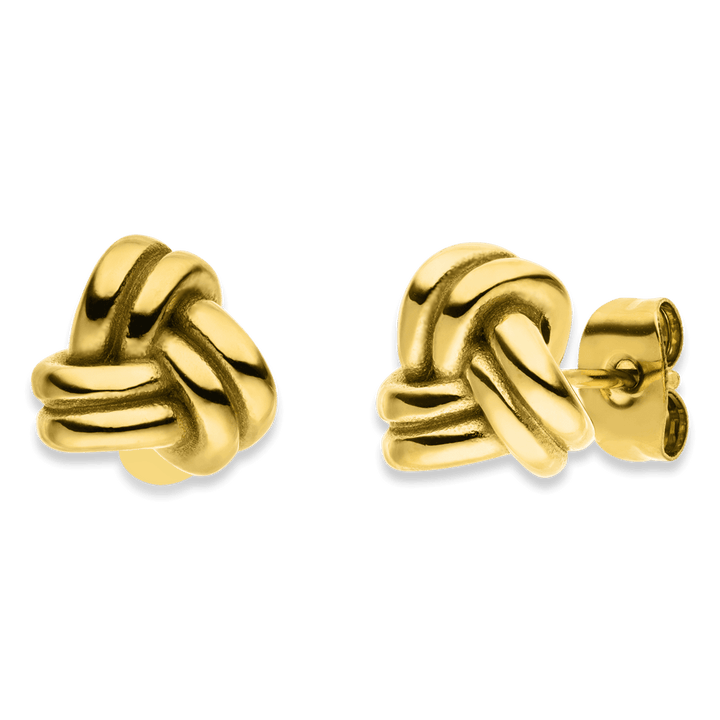 Knot Ohrstecker | 18K vergoldet