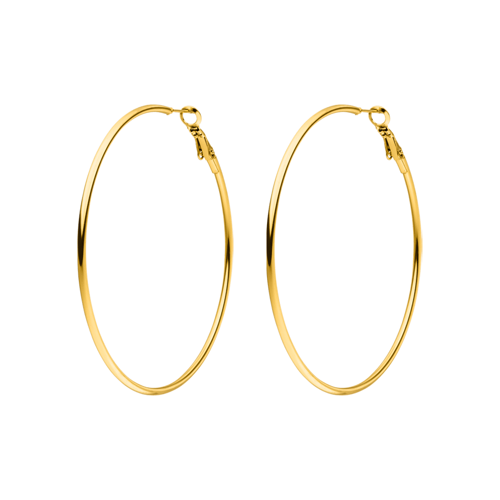 Large Hoops Ohrringe | 18K vergoldet