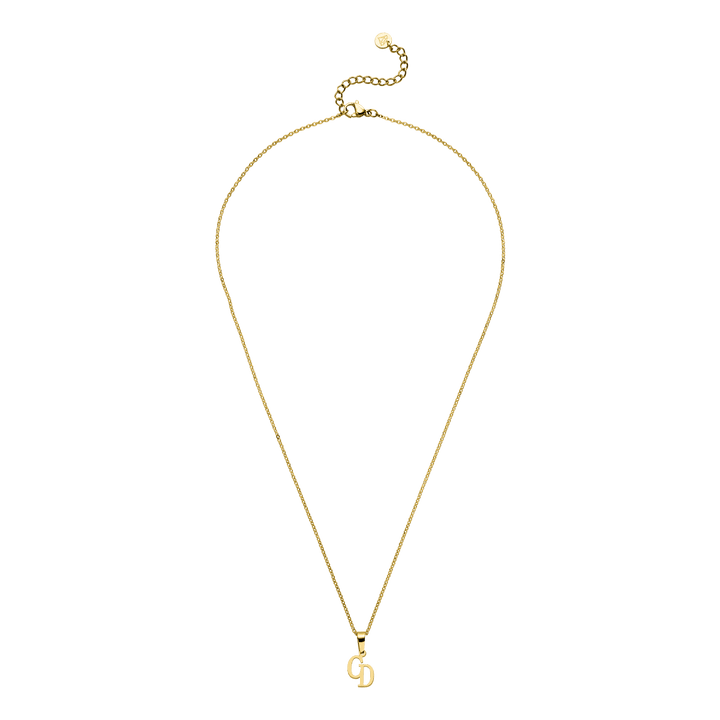 Letter Monogramm Kette | 18K vergoldet
