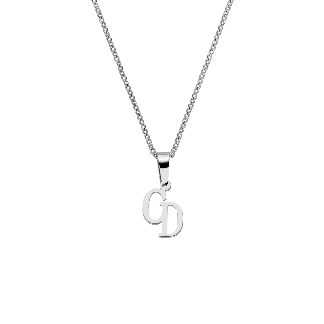 Letter Monogramm Kette | 18K vergoldet
