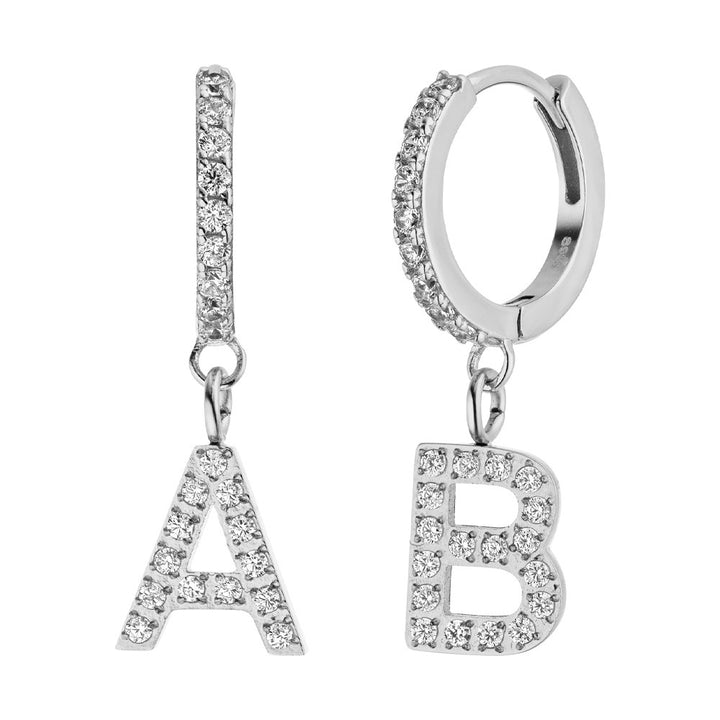 Letter Ohrring | 18K vergoldet