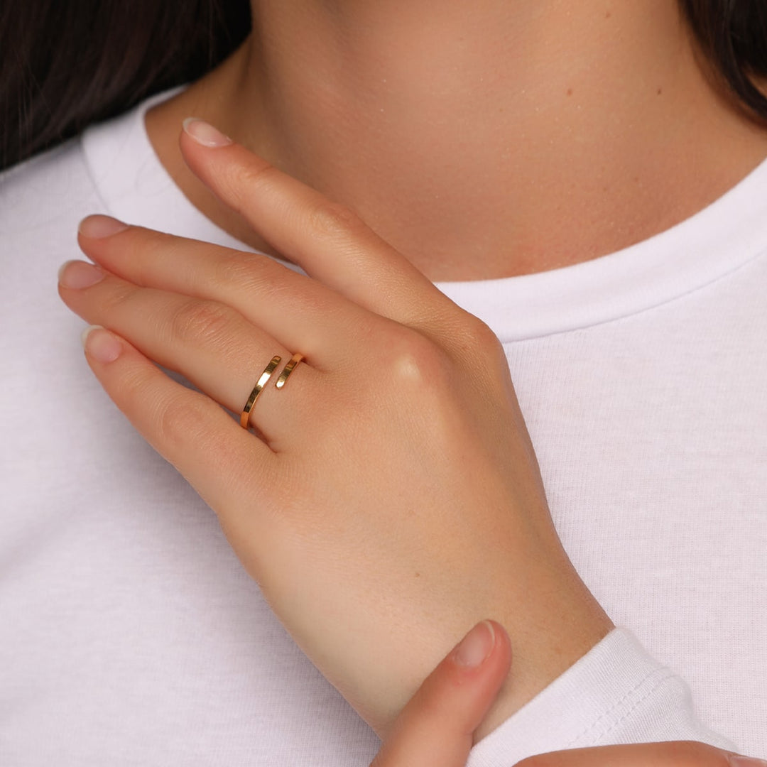 Loop Ring | 18K vergoldet