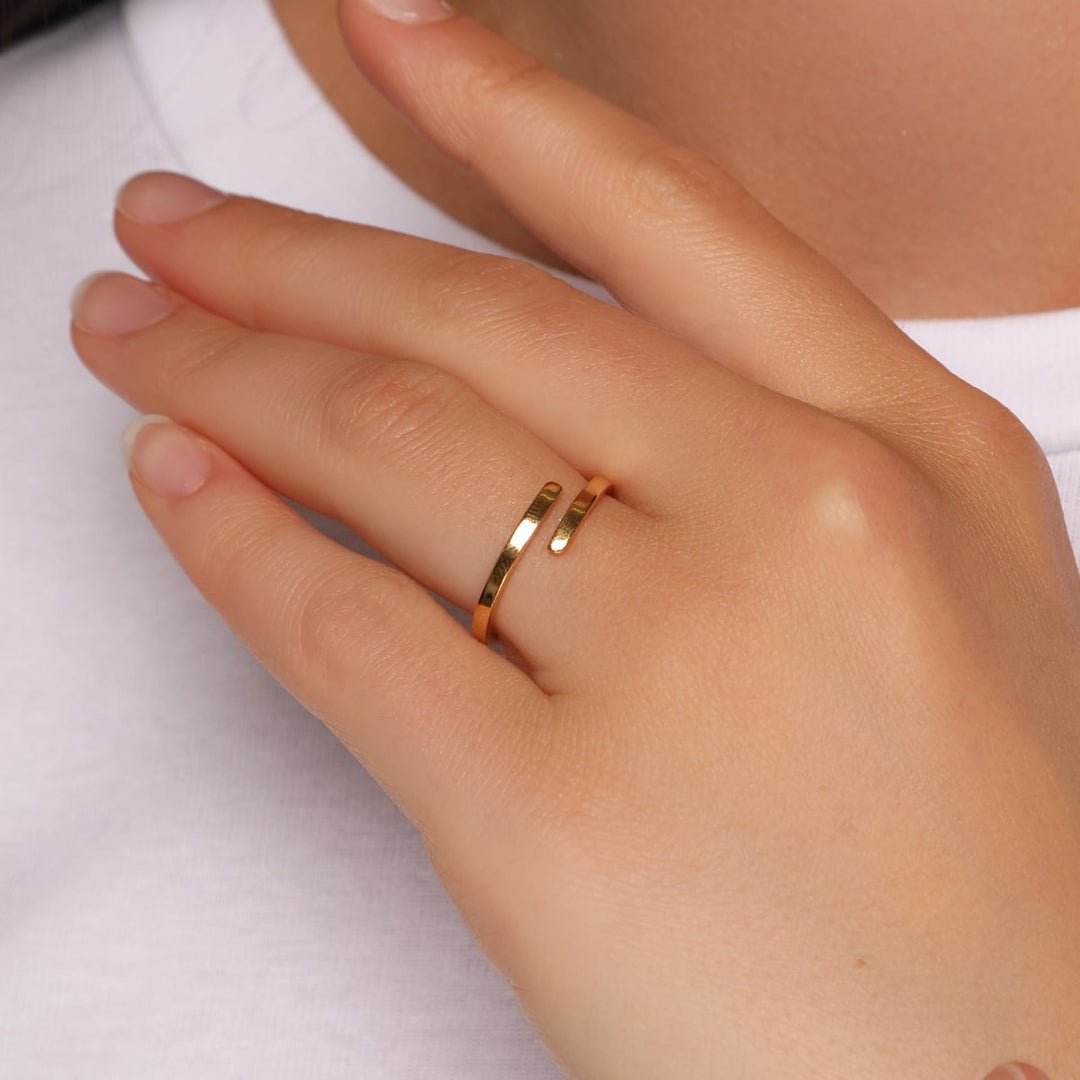 Loop Ring | 18K vergoldet