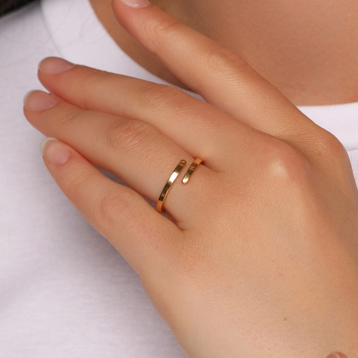 Loop Ring | 18K vergoldet