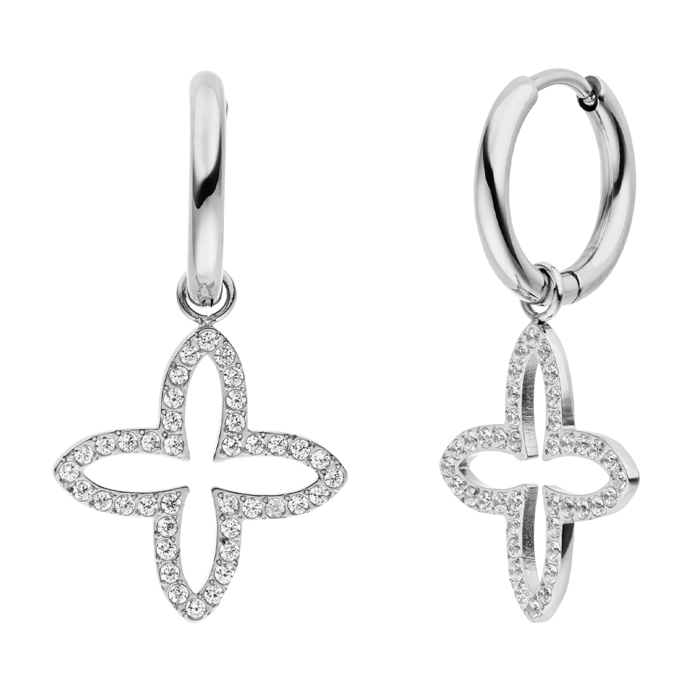 Luxe Fleur Ohrringe | 18K vergoldet