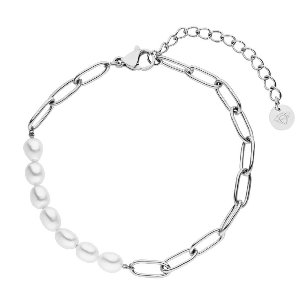 wasserfester Schmuck Silber Edelstahl Perlen Damen