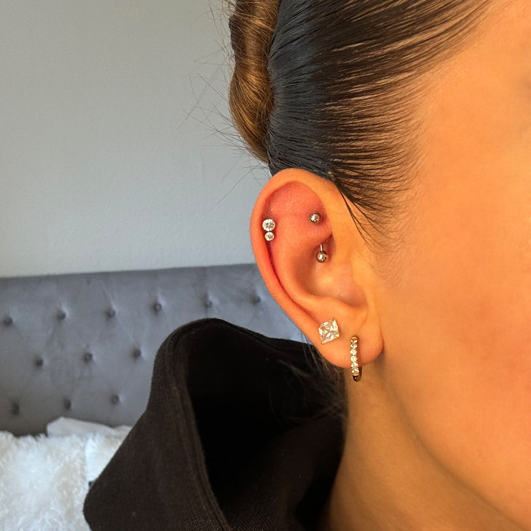 Piercings für Ohr Silber Titan Helix