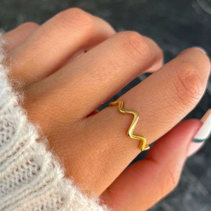 Nalu ring | 18K gold plated