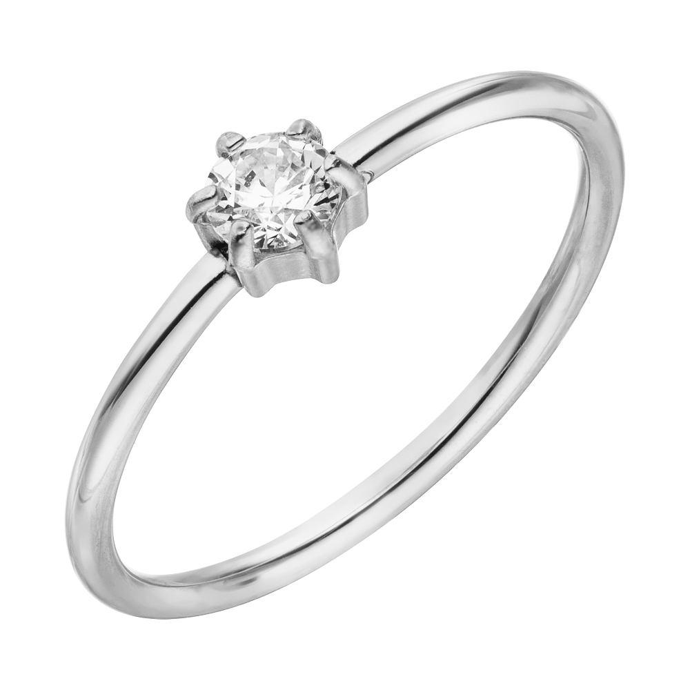 eleganter silber Ring Chirurgenstahl hautfreundlich