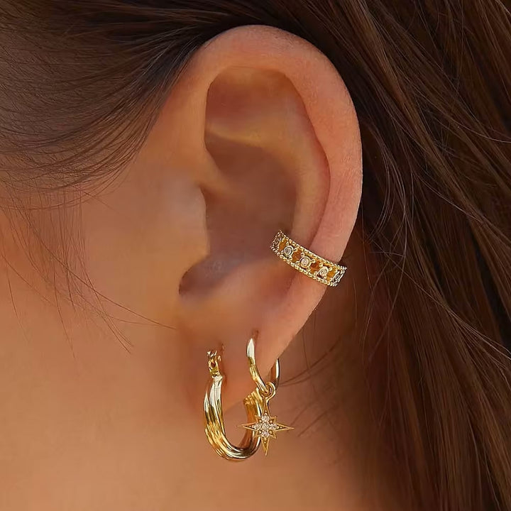 Fake Ohrpiercing Earcuff kein Stechen