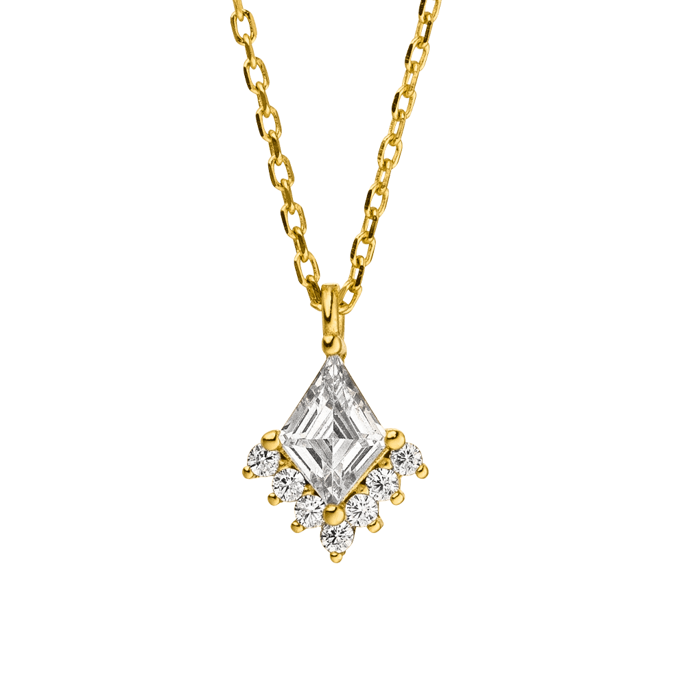 orientalische Halskette 925er Sterling Silber 18K Vergoldung