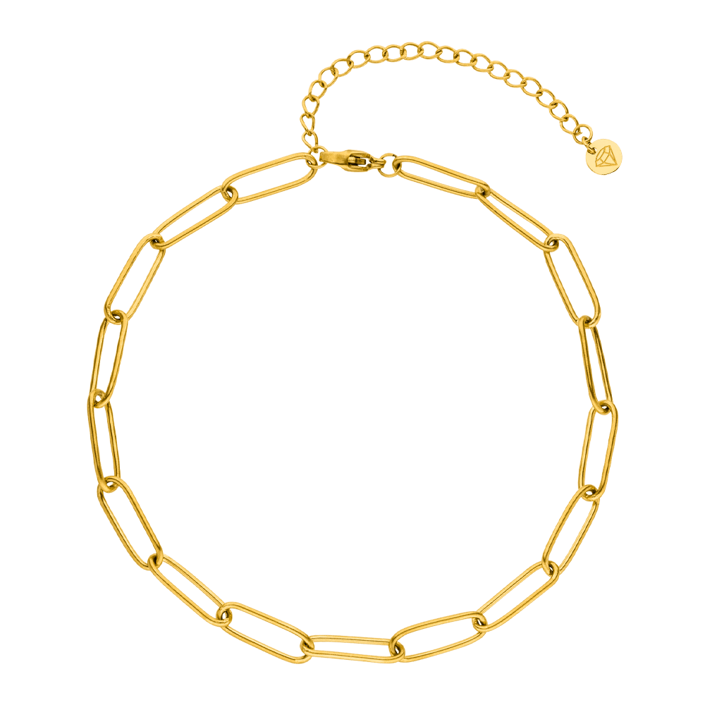 Edelstahl Fußkette Gold 14K vergoldet wasserfest