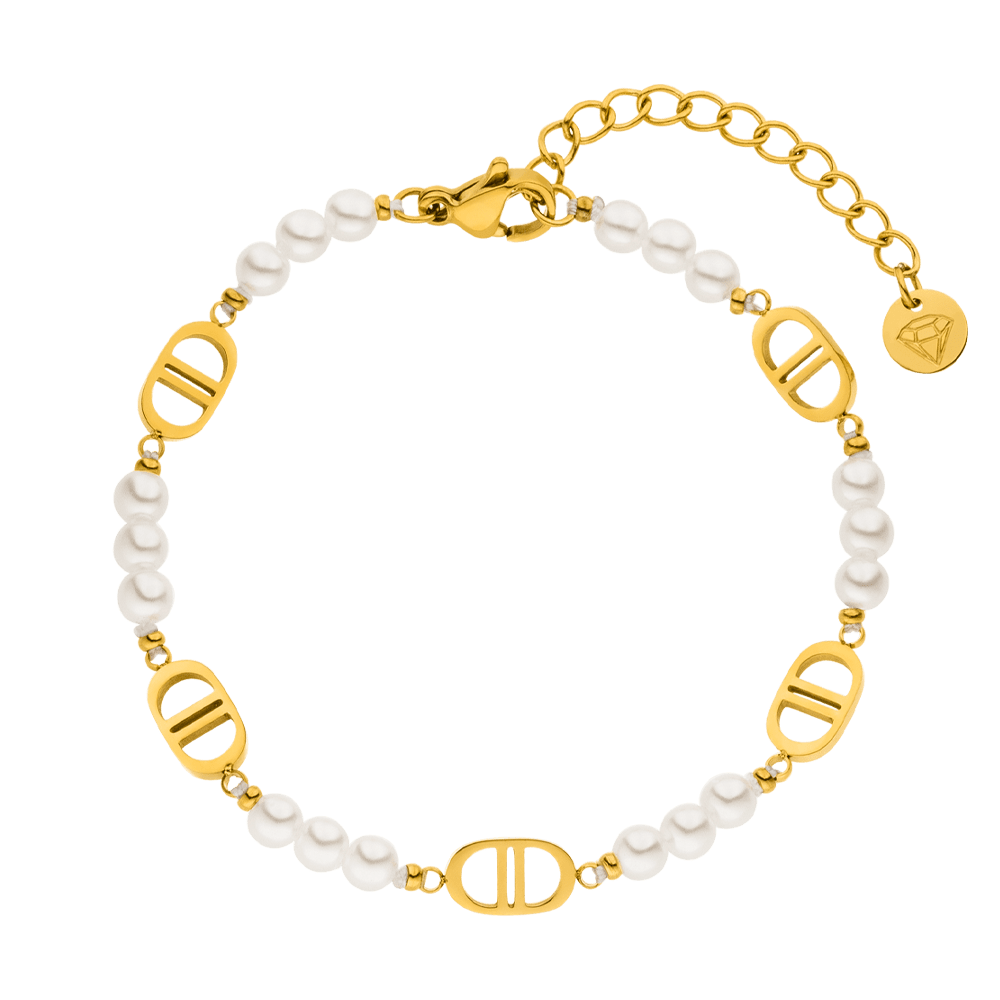 Pearl Prestige Armband | 18K vergoldet