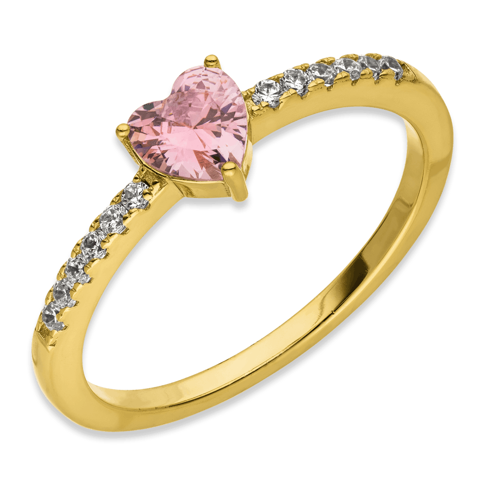 Pink Kiss Ring | 925 Echtsilber
