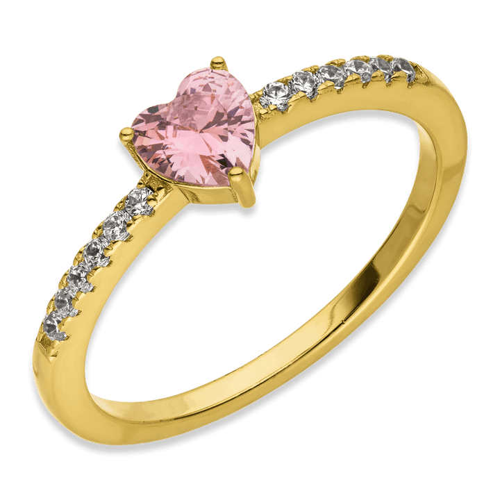 Pink Kiss Ring | 925 Echtsilber