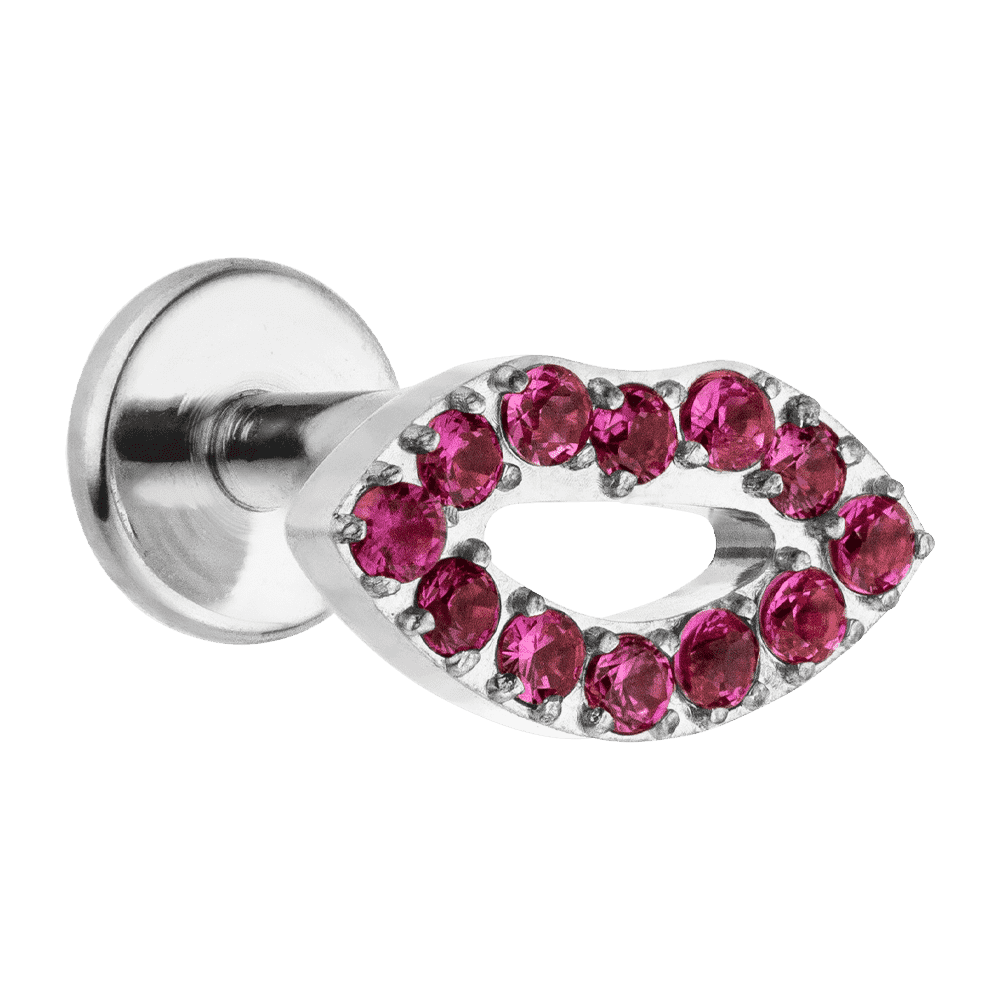 Silber Piercing Tragus Nickelfrei Wasserfest Titan Lippe