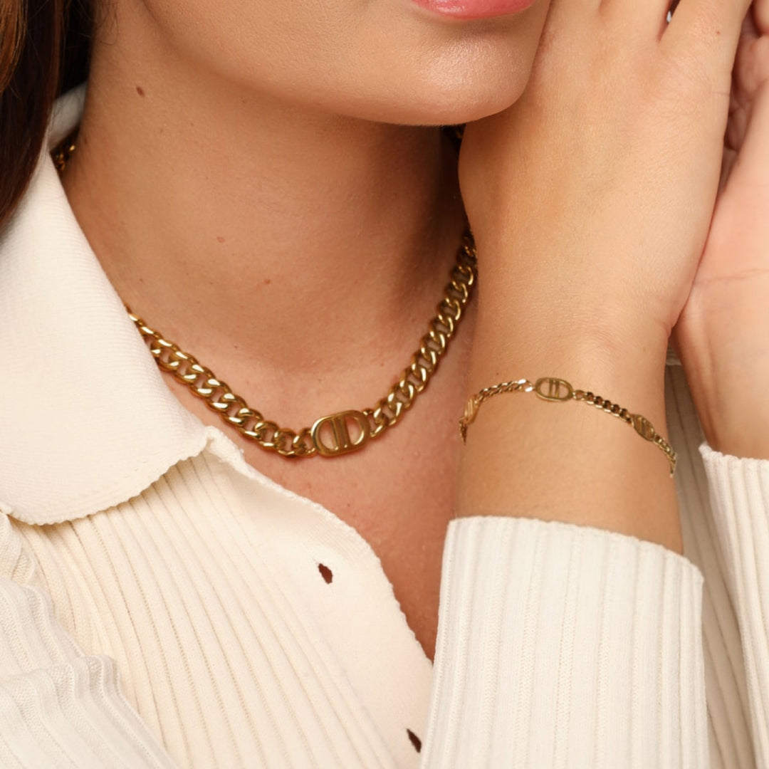 Leyla Set | 18K vergoldet