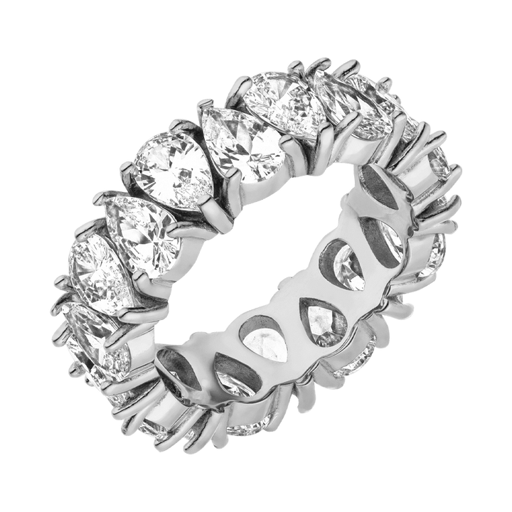 silber Ring wasserfest Tropfen außergewöhnlich Edelstahl