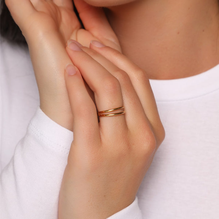 Pure Line Ring | 18K vergoldet