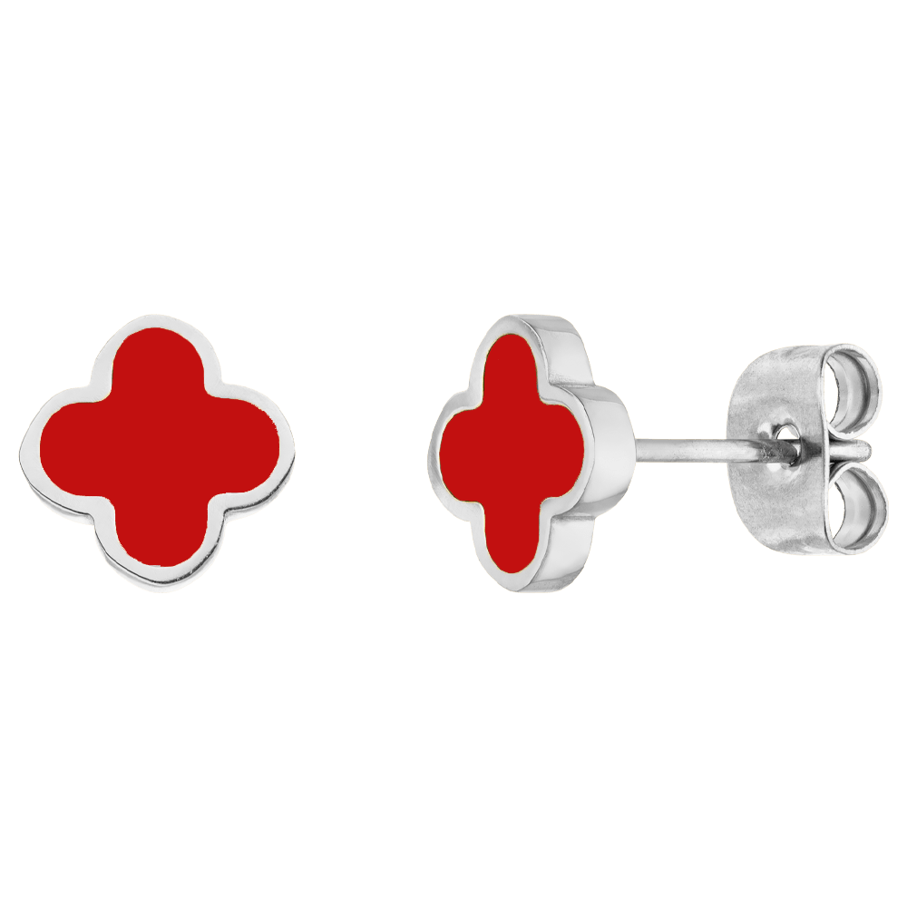 Clover Ohrstecker Chirurgenstahl nickelfrei 