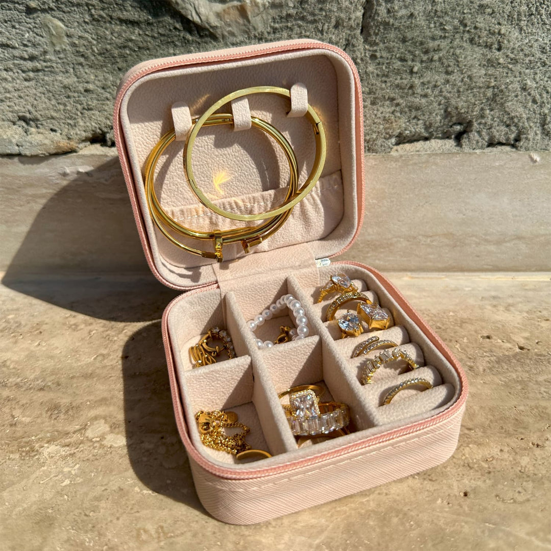 aufbewahrung für schmuck Reise Schatulle Schmuck-Aufbewahrung
