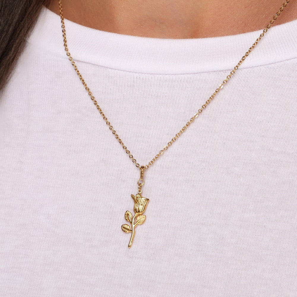 Charm Anhänger für Kette Rose
