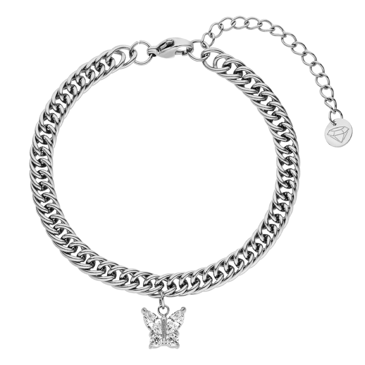 Shine Butterfly Armband | 18K vergoldet