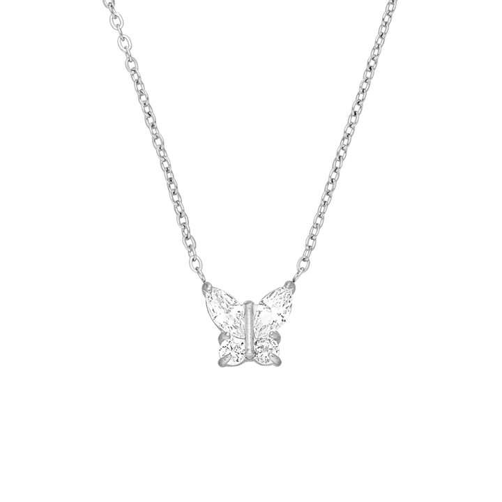 Shine Butterfly Halskette | 18K vergoldet
