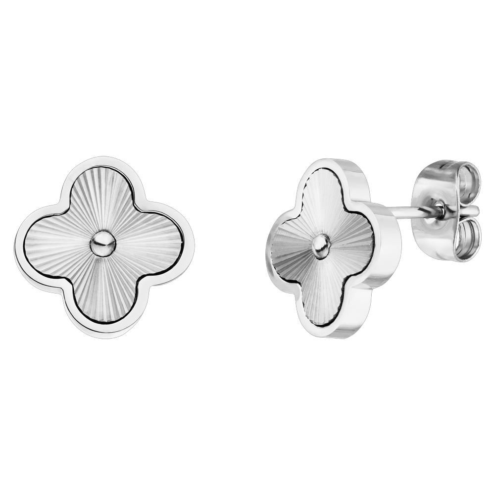 Clover Ohrstecker Silber Kleeblatt wasserfest Ohrringe