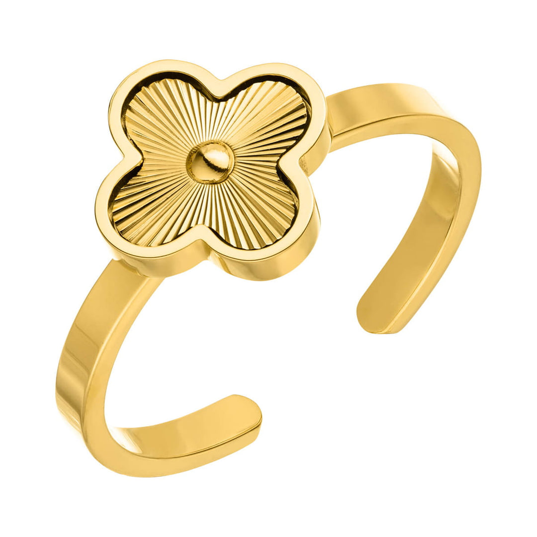 Clover Ring Kleeblatt wasserfest größenverstellbar