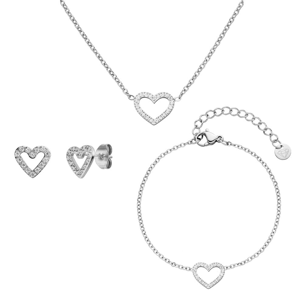 Shine Heart Set | 18K vergoldet