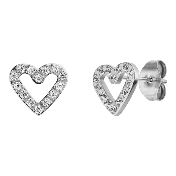 Shine Heart Ohrstecker | 18K vergoldet