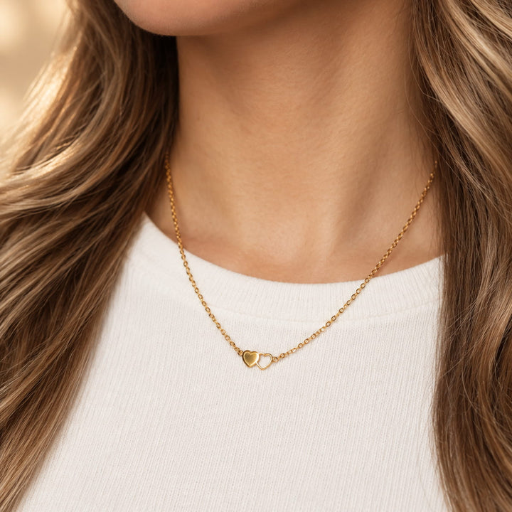 2 Sisters Ketten Set | 18K Vergoldet