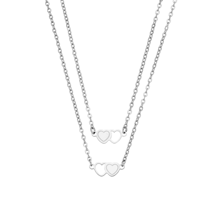 2 Sisters Ketten Set | 18K Vergoldet