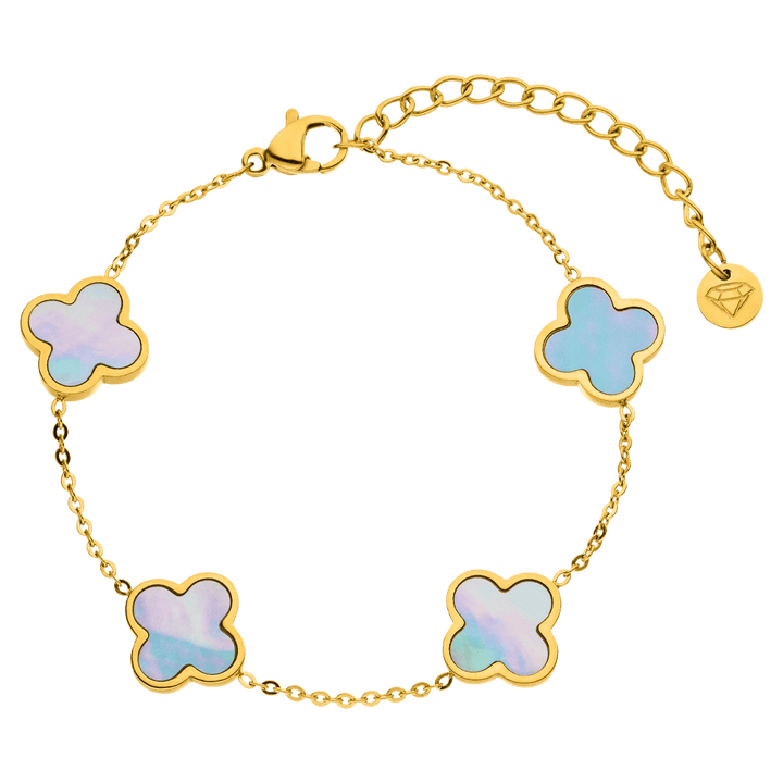 Sky Clover Armband | 18K vergoldet