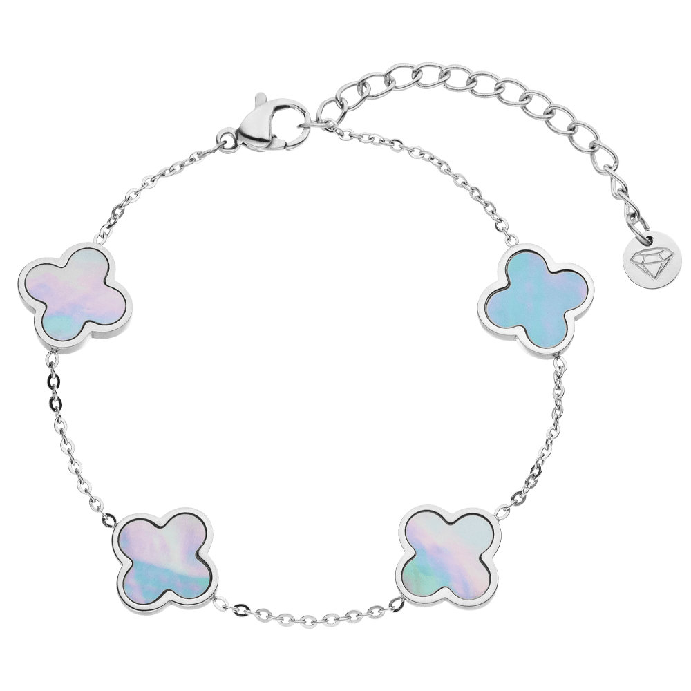 Sky Clover Armband | 18K vergoldet