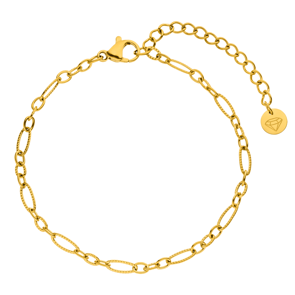 Smooth Chain Armband | 18K vergoldet