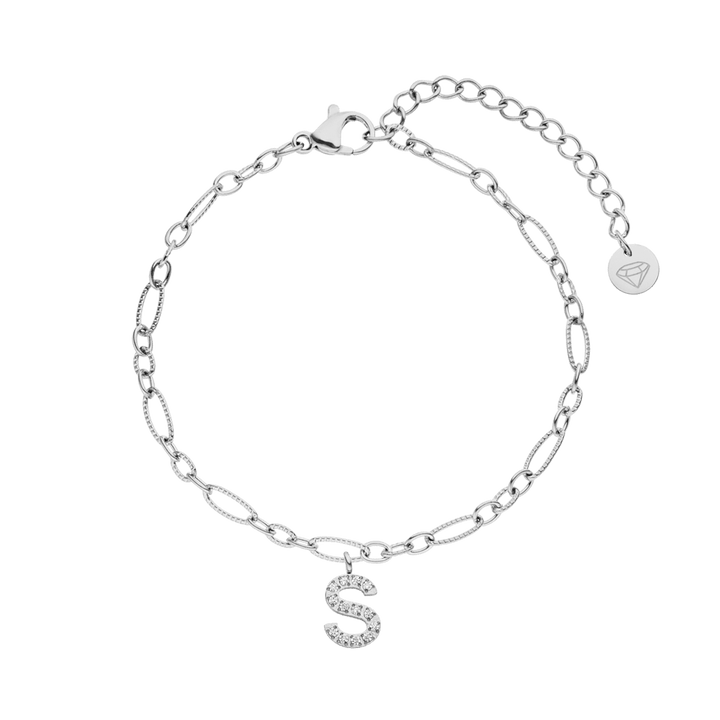 Smooth Letter Armband | 18K vergoldet