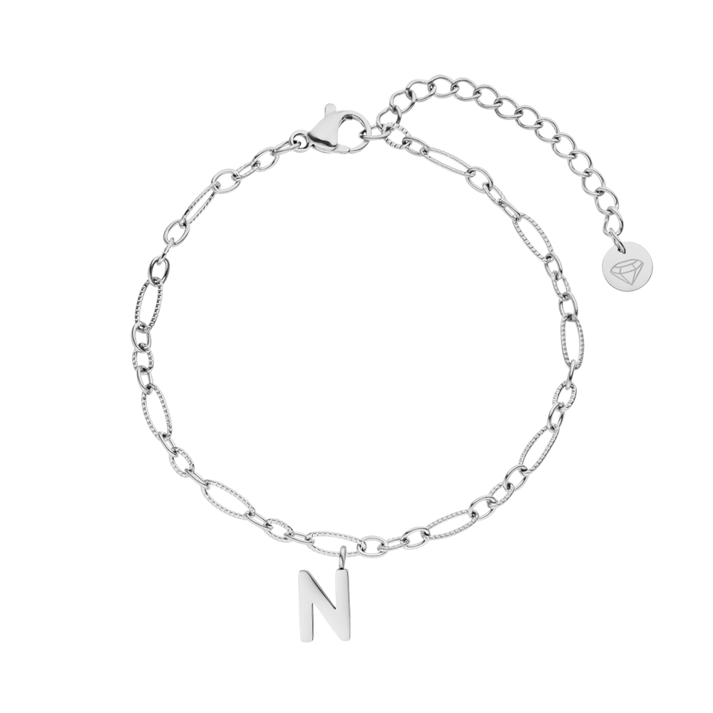 Smooth Letter Armband | 18K vergoldet