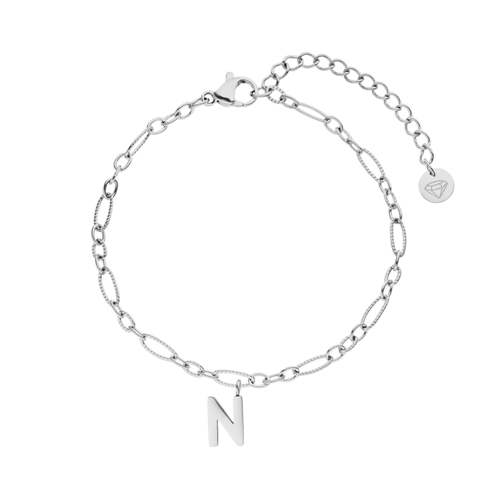 Smooth Letter Armband | 18K vergoldet