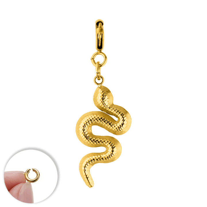 Schlangen Charm Anhänger Kette Armbänder