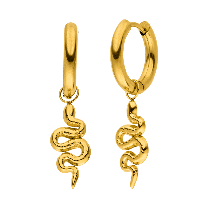 Snake Ohrringe | 18K vergoldet