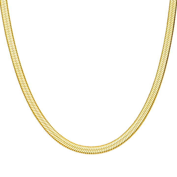 Snake Skin Kette | 18K vergoldet