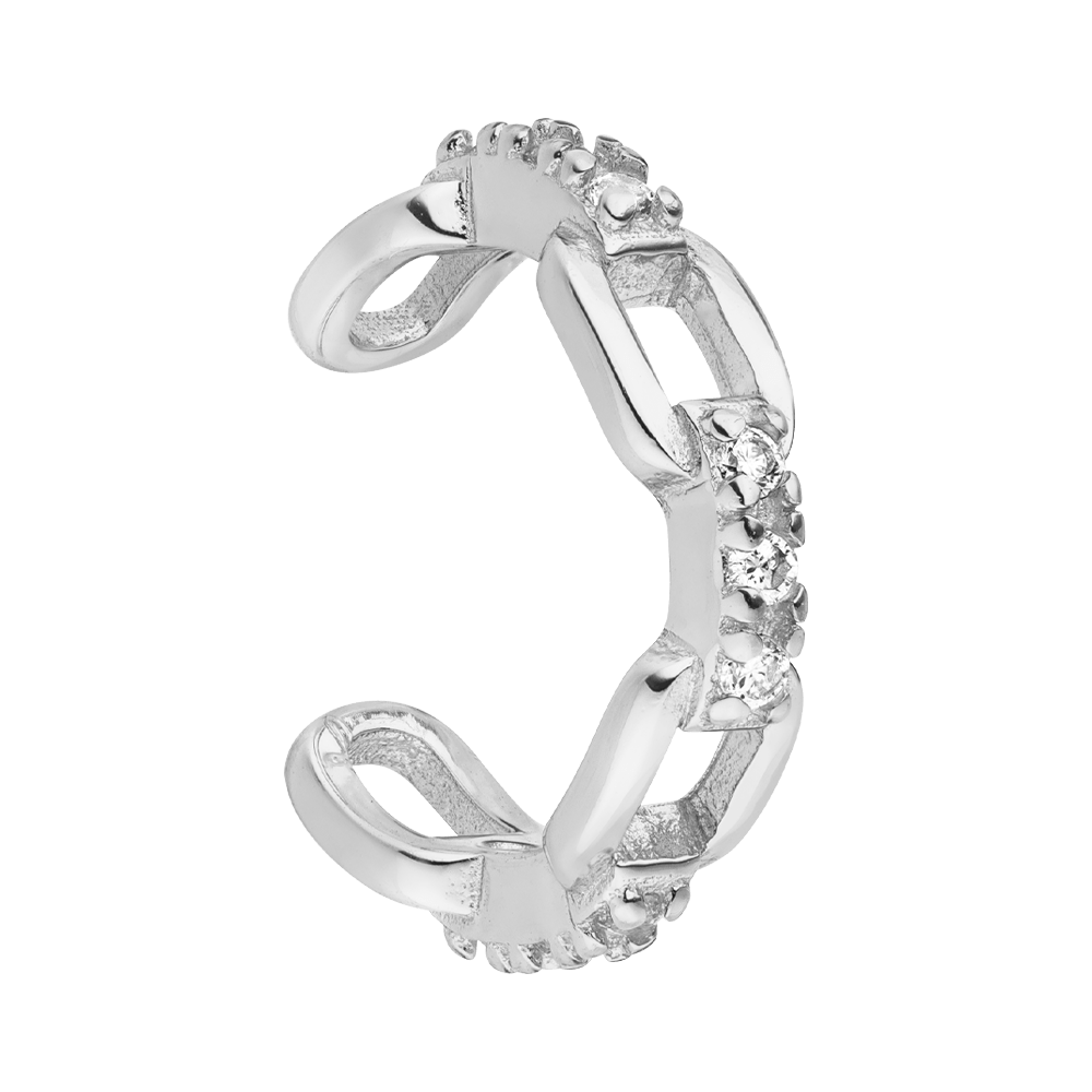 Fake Ohrpiercing alltagstauglich stylisch funkelnd