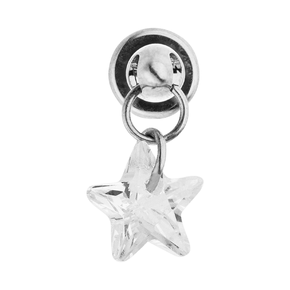 Ohr Piercingstecker edelstahl wasserfest nickelfrei titan