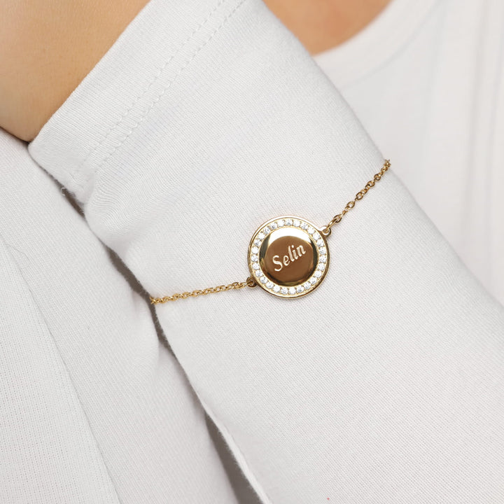 Stone Coin | Armband + Gravur