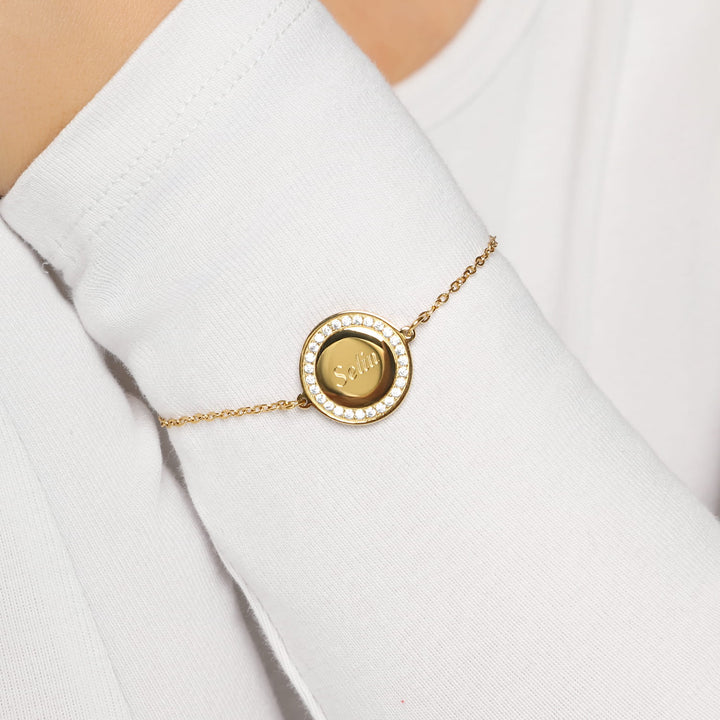 Stone Coin | Armband + Gravur