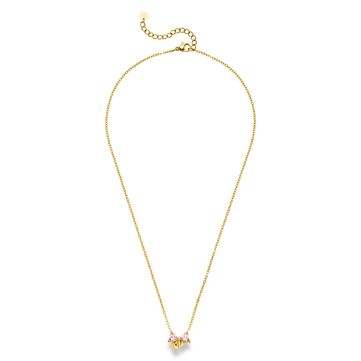 Sweet Bow Halskette | 18K vergoldet