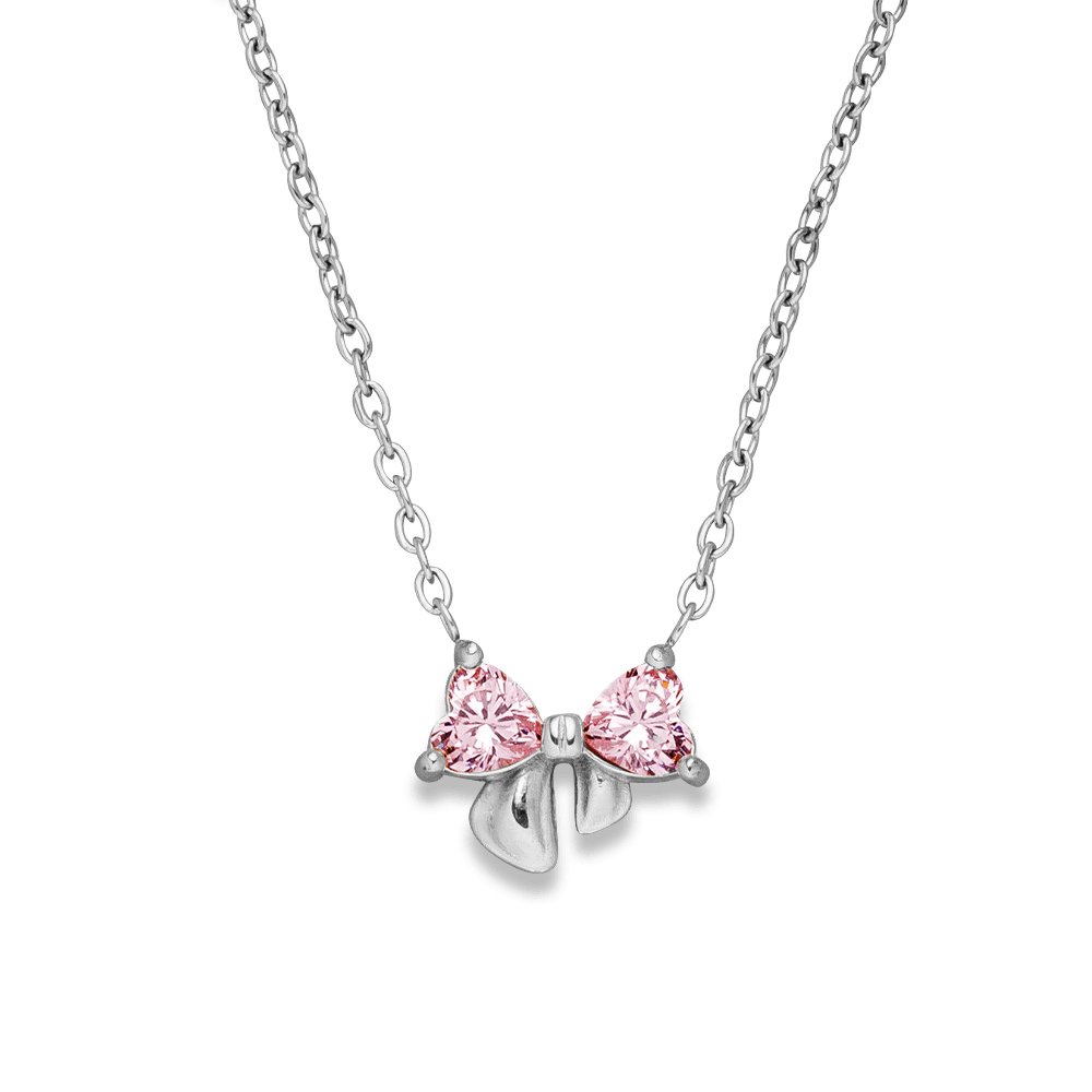 Sweet Bow Halskette | 18K vergoldet